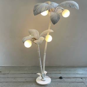 A 1970 Palm Tree Standard Lamp